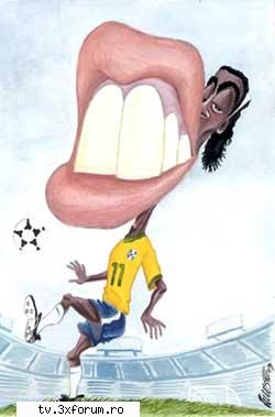 ronaldinho chiar el despre de fotbal din tv ...